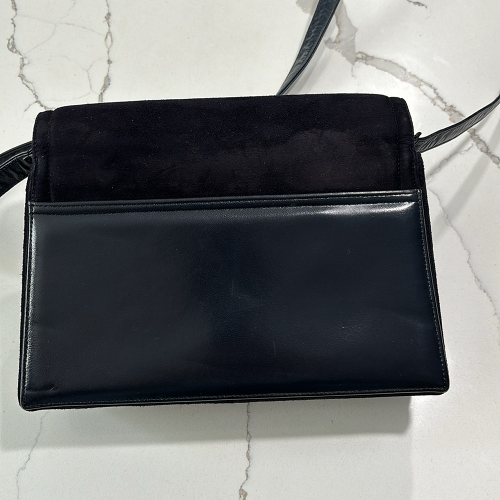 VTG Frenchy of California Vintage Navy Blue Evening Bag - Picture 9 of 16